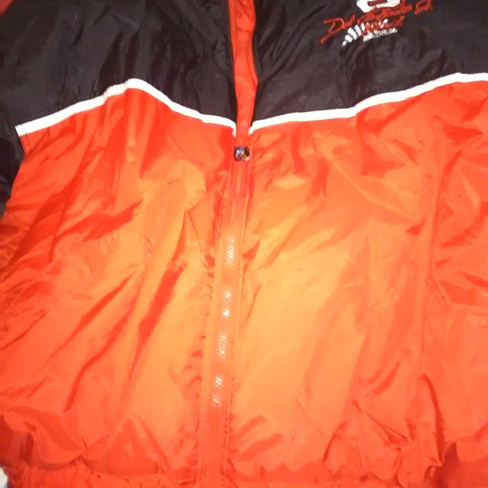 Red and black Dale Earnhardt JR jacket. Size 2XL.